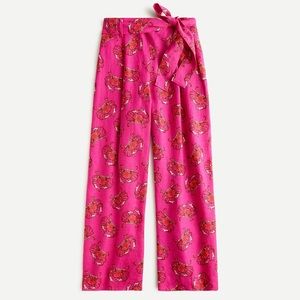 NWT J. Crew Linen Crab Pants